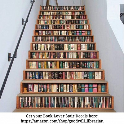 Book Lover Stsirs Decal