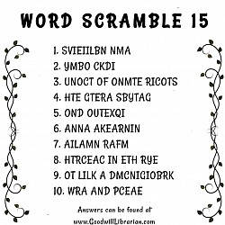Word Scramble 15