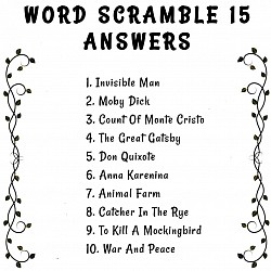 Word Scramble 15