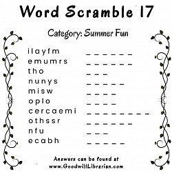 Word Scramble 17