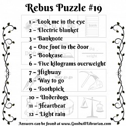 Rebus Puzzle 19 Answers