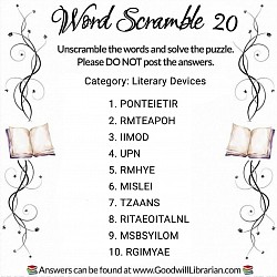 Word Scramble 20