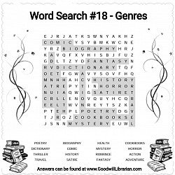 Word Search 18 Answers