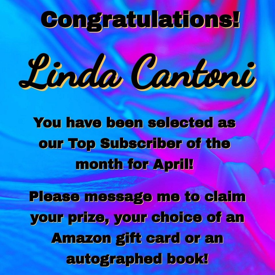 April 2025 Top Subscriber - Linda Cantoni