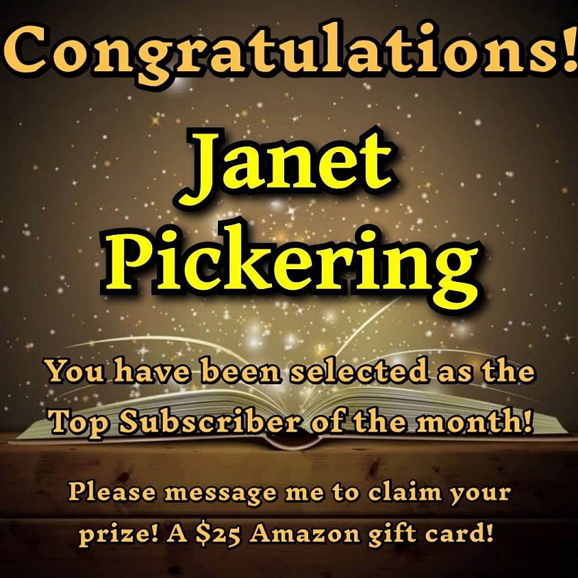 July 2026 - Top Subscriber - Janet Pickering