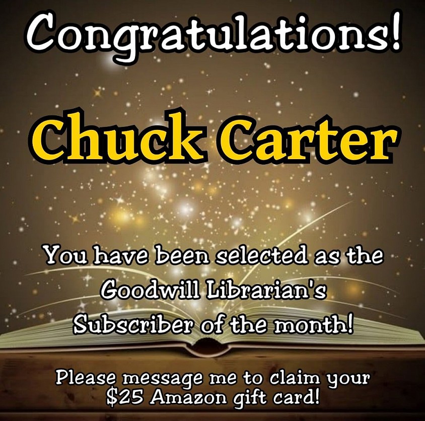 September 2026 - Top Subscriber - Chuck Carter